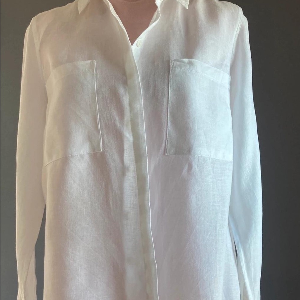 White Button-Up Shirt